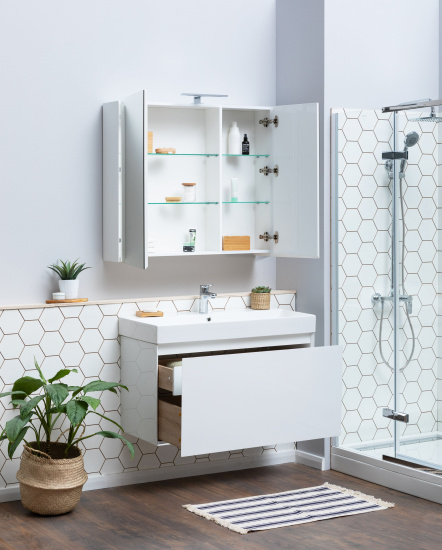 Мебель для ванной Aquanet Йорк 85 белая