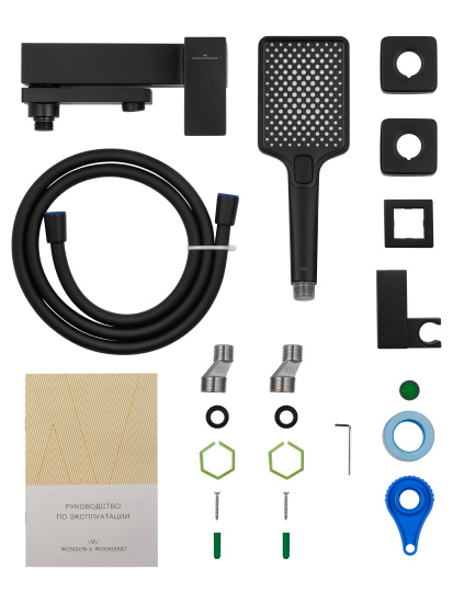 Смеситель для ванны Wonzon & Woghand Cube WW-88639016-MB