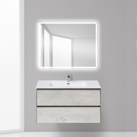Тумба с раковиной BelBagno Pietra 100 stucco cemento leggero