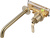 Смеситель для раковины Bronze de Luxe 1760's Loft 5530CG с внутренней частью, золото Смеситель для раковины Bronze de Luxe 1760's Loft 5530CG с внутренней частью, золото