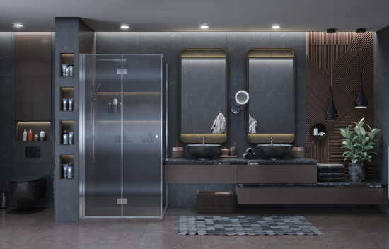 Душевой уголок Ambassador Diamond 12011105L 90x90 см