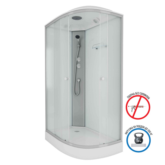 Душевая кабина Niagara Eco E120/80/13L/MT