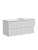 Тумба с раковиной Sancos Snob T 100 Bianco левая SNT100LW, подвесная