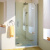 Душевая дверь в нишу GuteWetter Lux Door GK-102 правая 90 см стекло бесцветное, профиль хром Душевая дверь в нишу GuteWetter Lux Door GK-102 правая 90 см стекло бесцветное, профиль хром
