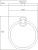 Полотенцедержатель Wasserkraft Oder K-3060