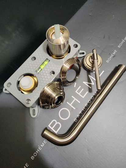 Смеситель для раковины Boheme Eterna 175-NB с внутренней частью