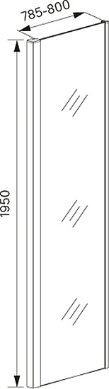 Душевой уголок Iddis Zodiac 120x80 см