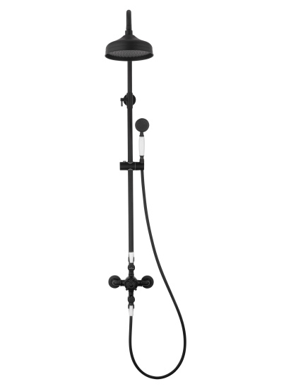 Душевая стойка Wonzon & Woghand Retro WW-B3041-MB с термостатом