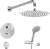 Душевой комплект E.C.A. Thermostatic 102101148EX