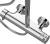 Душевая стойка Ideal Standard IdealRain Eco B1098AA для душа Душевая стойка Ideal Standard IdealRain Eco B1098AA для душа