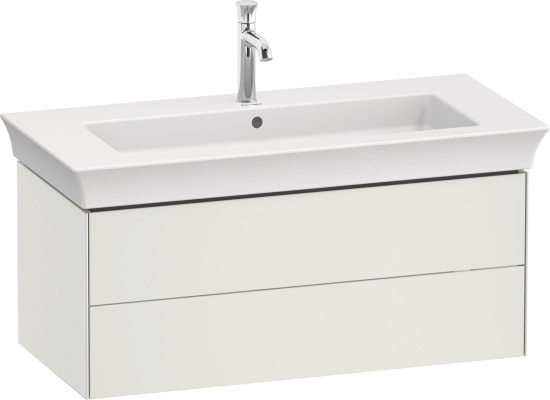 Мебель для ванной Duravit White Tulip 105 2 ящика, шелковисто-матовый