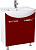 Тумба с раковиной Bellezza Альфа 55 красная
