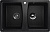 Мойка кухонная Ulgran U-402-308 черная