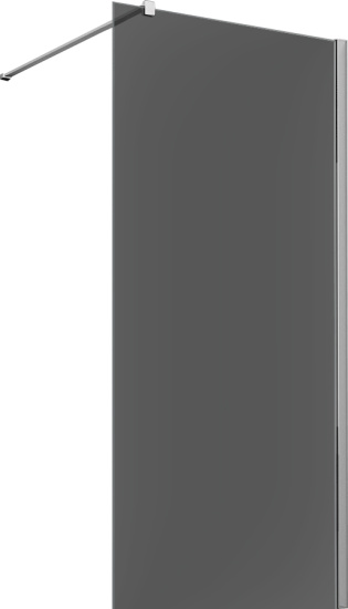 Душевая перегородка Vincea Walk-in VSW-1H800CG 80 см, профиль хром, стекло тонированное