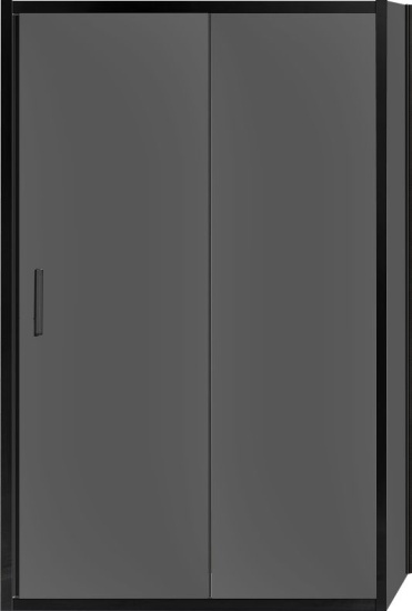 Душевой уголок Vincea Garda VSR-1G9012CGB 120x90 см, профиль чёрный, стекло тонированное