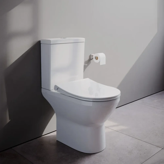 Унитаз-компакт VitrA Integra Square Open-Back 9833B003-7205 с микролифтом