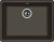 Мойка кухонная Florentina Вега 500 антрацит Мойка кухонная Florentina Вега 500 антрацит