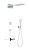 Душевая система Wonzon & Woghand WW-D4538-A-CR с термостатом