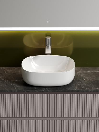 Тумба с раковиной Sancos Snob T 100 Doha Soft SNT100SM, подвесная