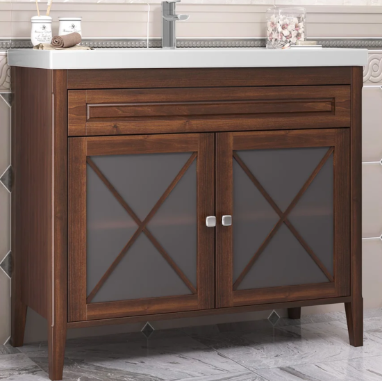 Мебель для ванной Opadiris Палермо 100 светлый орех