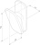 Крючок AM.PM Inspire V2.0 A50A35500 Крючок AM.PM Inspire V2.0 A50A35500
