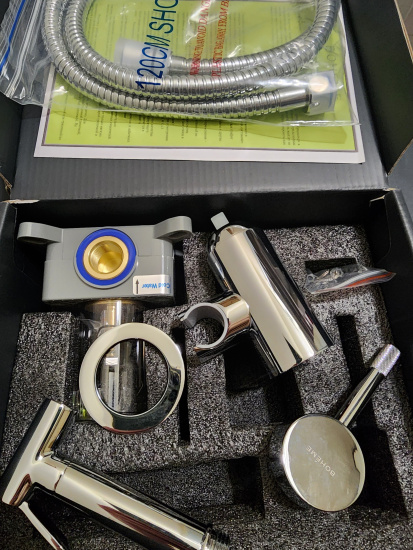 Гигиенический душ Boheme Uno 467-CR со смесителем