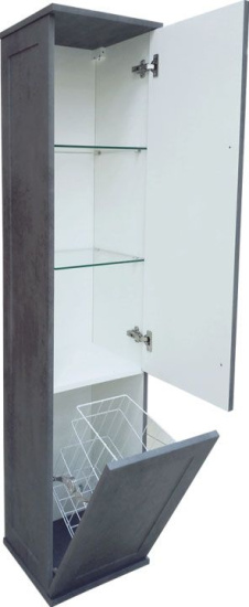 Пенал Misty Марта R, темный бетон