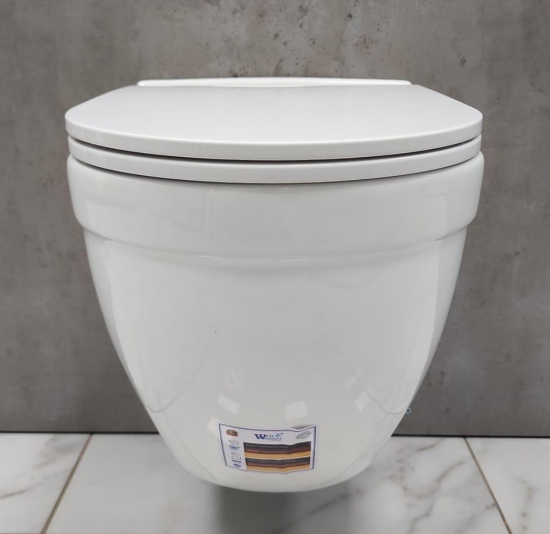 Инсталляция Grohe Rapid SL 38772001 с кнопкой + унитаз подвесной WeltWasser Heimbach 043 GL-WT