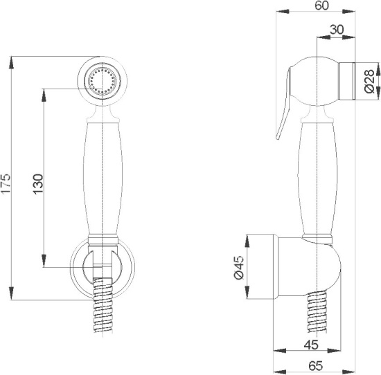 Гигиенический душ Veragio Kit VR.KIT-2228.CR