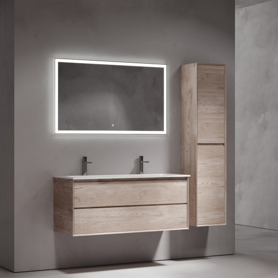 Тумба с раковиной Sancos Marmi 2.0 120 дуб галифакс натуральный, MR2.0120EG