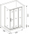 Душевой уголок Good Door Orion WTW+SP-G-CH 100х80 Душевой уголок Good Door Orion WTW+SP-G-CH 100х80