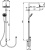 Душевой гарнитур Ideal Standard IdealRain Cube A5862AA