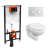 Инсталляция с унитазом VitrA S10 Spinflush 9842B003-7206 с кнопкой