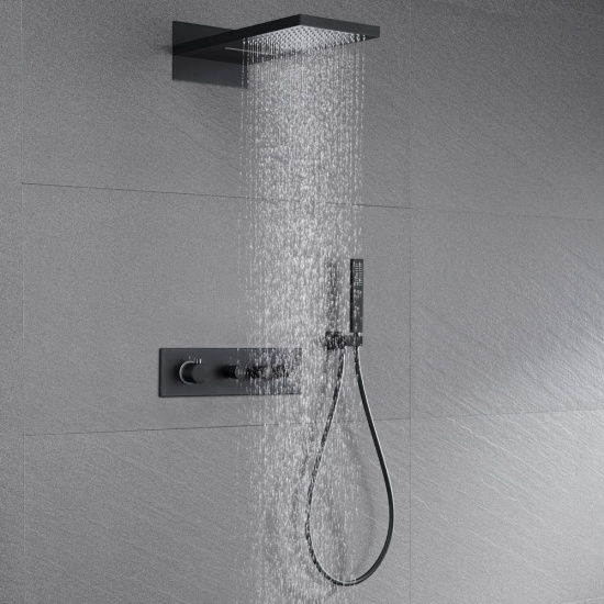 Душевая система Black&White Universe 8330BUK термостат