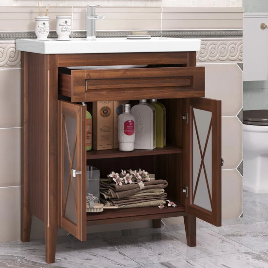 Зеркало Opadiris Палермо 70 светлый орех