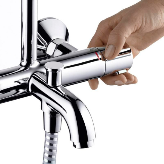 Душевая стойка Hansgrohe Vernis Blend 26274000 Showerpipe 200 1jet, термостат