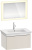 Тумба с раковиной Duravit White Tulip 75 скандинавский белый шелковисто-матовый