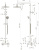 Душевая стойка Bravat Opal R F9125183CP-A2-RUS