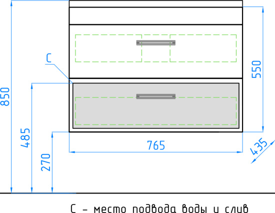Мебель для ванной Style Line Лотос 80 Plus подвесная, шелк зебрано