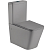 Унитаз-компакт WeltWasser Gelbach 001 XL MT-GR серый матовый