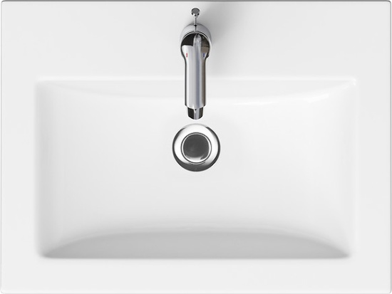 Мебель для ванной Marka One Ovale 60П White