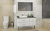 Тумба с раковиной Comforty Империя 120 столешница антрацит