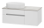 Тумба под раковину Misty Роял 100 белая подвесная, со столешницей
