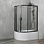 Душевой уголок Royal Bath BK RB8120BK-T-BL-R 120x80 с поддоном