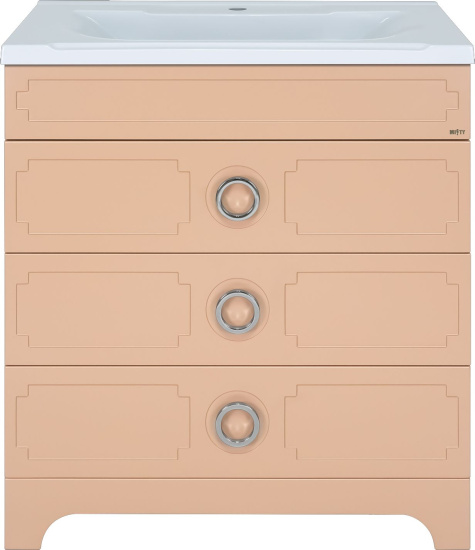 Тумба с раковиной Misty Лейла 70 песочная