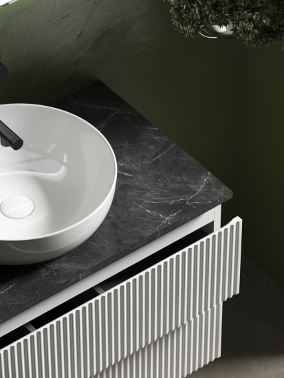 Тумба с раковиной Sancos Snob R 80 Bianco SNR80W, подвесная