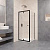 Душевой уголок RGW Passage PA-44B (885-1015)х1000х1850 профиль черный, стекло прозрачное