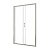 Душевая дверь в нишу Taliente TA-110-1CP, профиль глянцевый хром, стекло прозрачное