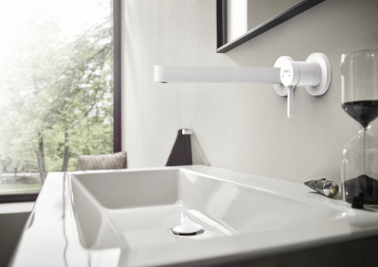 Смеситель для раковины Hansgrohe Finoris 76050700 матовый белый
