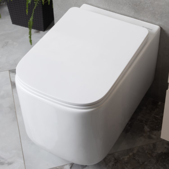 Унитаз подвесной Boheme Mane 970-SET-W с сидением